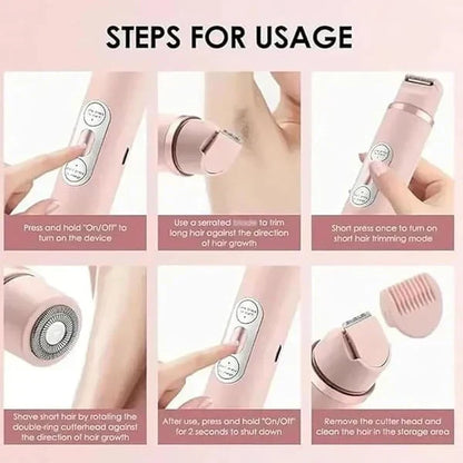 🔥2025 Hot Sale🔥2-in-1-Akku-Elektrorasierer für Damen