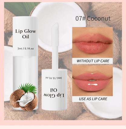 💋 Holen Sie sich den perfekten Schmollmund ✨ Getöntes Lip Glow Oil – Für üppige, hydratisierte Lippen mit einem natürlichen Glanz! 💖