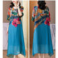 🔥beliebtes Produkt🔥Elegantes, fließendes Kleid mit Blumenmuster in Übergröße