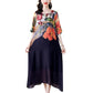 🔥beliebtes Produkt🔥Elegantes, fließendes Kleid mit Blumenmuster in Übergröße