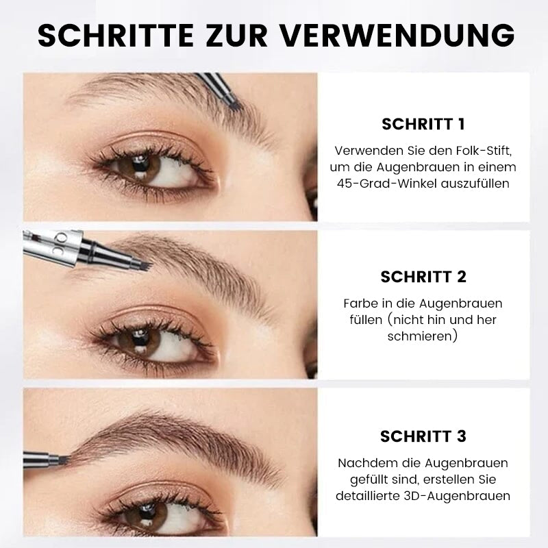 🔥 Kaufe 1, erhalte 1 gratis 🎁3D Waterproof Microblading 4 Fork Tip Tattoo Pencil (2 pcs)