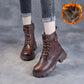 Women's Orthopedic Comfortable Leather Boots - Free Shipping