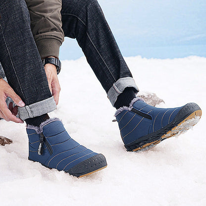 Warme💖wasserdichte Outdoor-Schneestiefel mit Kunstfellfutter für den Winter👞