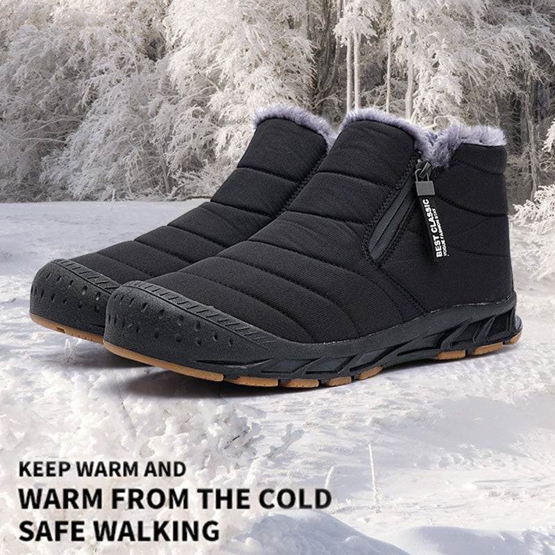 Warme💖wasserdichte Outdoor-Schneestiefel mit Kunstfellfutter für den Winter👞