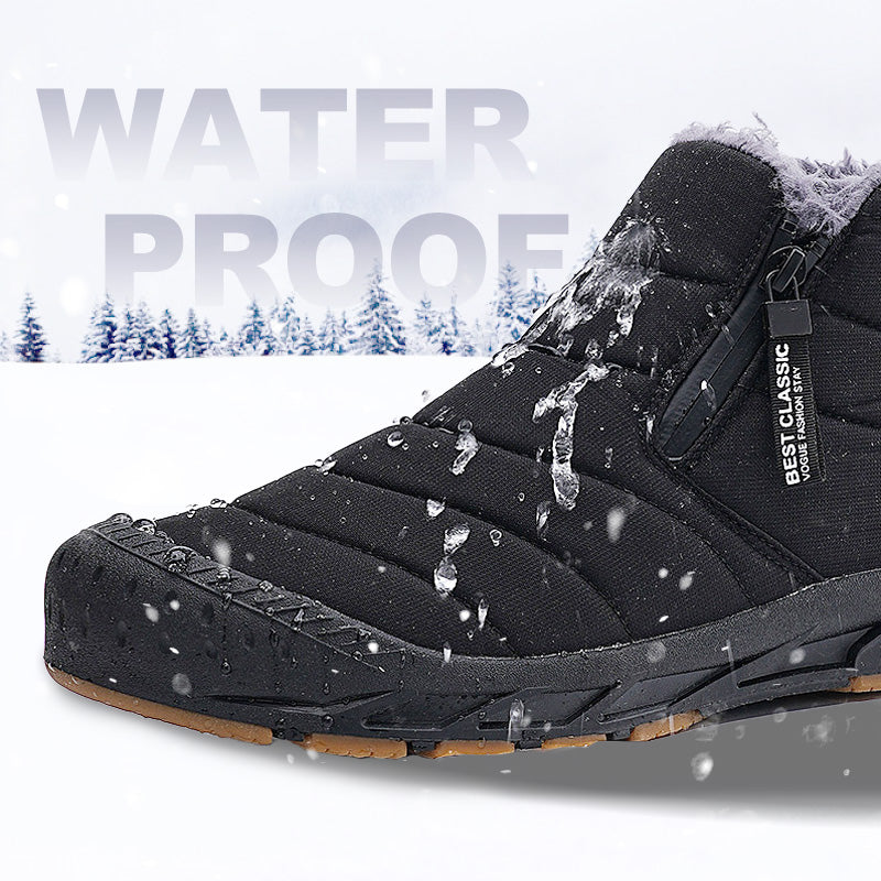 Warme💖wasserdichte Outdoor-Schneestiefel mit Kunstfellfutter für den Winter👞