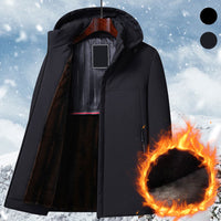 🎁[Warmes Geschenk]❄️Winter Specials❄️Dicker Thermo-Parka mit Kapuze für Herren🧥