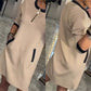 40%Rabatt🔥Trendy, lässiges Kleid mit V-Ausschnitt und 3/4-Ärmeln für Damen