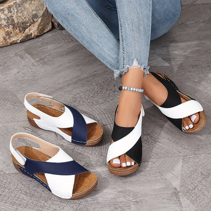 💥Begrenzte Zeit 50% Rabatt💥【EU 36-43】Casualowe zehenoffene Strandsandalen