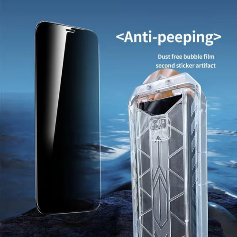 ⏳Begrenzte Zeit 50% Rabatt💥HD/Anti-Peeping Stoßfestes, staubdichtes und Anti-Fingerabdruck-Displayschutzset