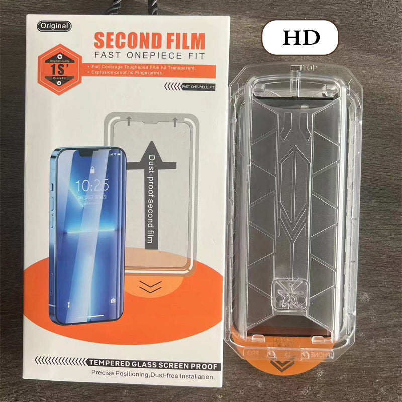 ⏳Begrenzte Zeit 50% Rabatt💥HD/Anti-Peeping Stoßfestes, staubdichtes und Anti-Fingerabdruck-Displayschutzset