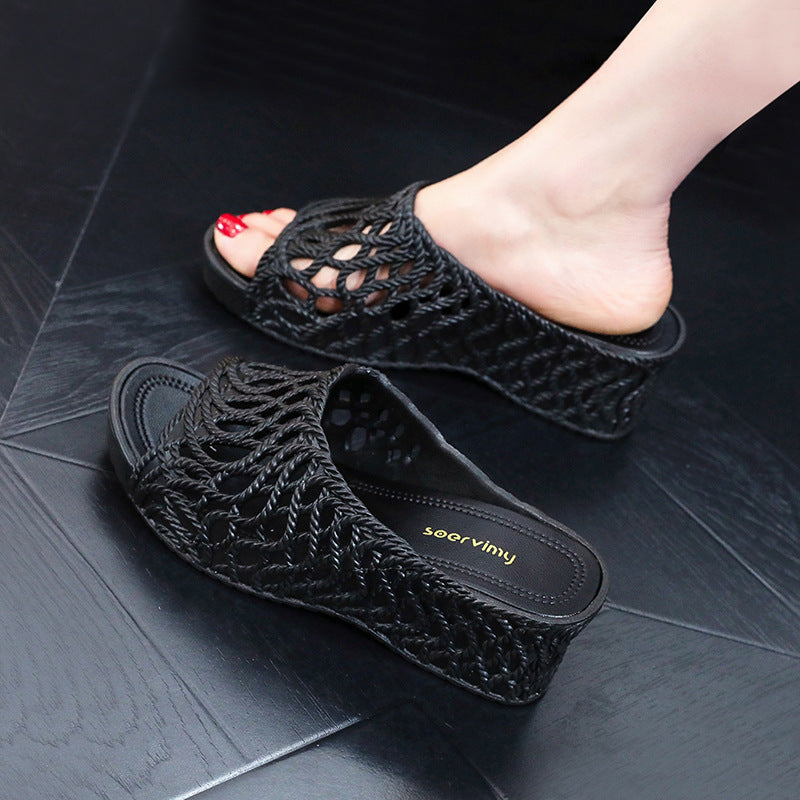 ✨Limited Time Half Price-Comfortable Wedge Heel Hollow Out Women's Sandals