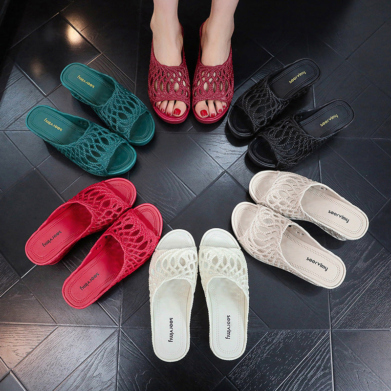 ✨Limited Time Half Price-Comfortable Wedge Heel Hollow Out Women's Sandals