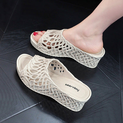 ✨Limited Time Half Price-Comfortable Wedge Heel Hollow Out Women's Sandals