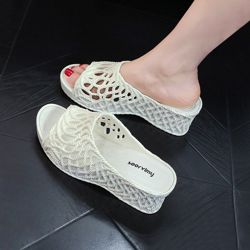 ✨Limited Time Half Price-Comfortable Wedge Heel Hollow Out Women's Sandals