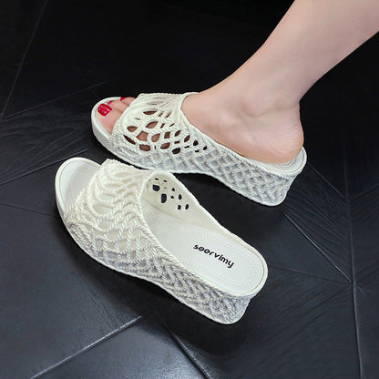✨Limited Time Half Price-Comfortable Wedge Heel Hollow Out Women's Sandals