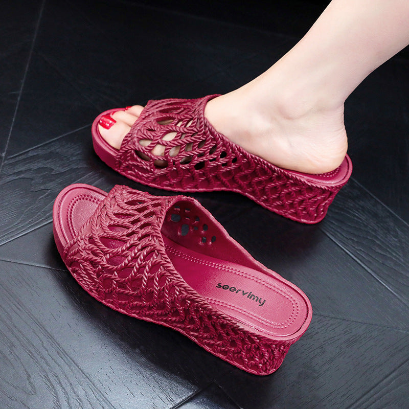 ✨Limited Time Half Price-Comfortable Wedge Heel Hollow Out Women's Sandals