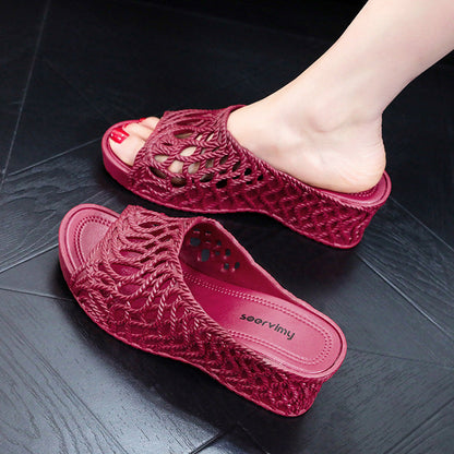 ✨Limited Time Half Price-Comfortable Wedge Heel Hollow Out Women's Sandals