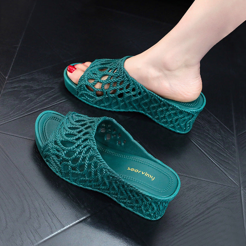 ✨Limited Time Half Price-Comfortable Wedge Heel Hollow Out Women's Sandals