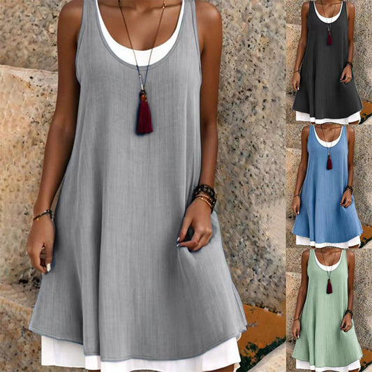 ✨Neu! Sommerliches Layering-Kleid ohne Träger - 🔥Jetzt 50% sparen!