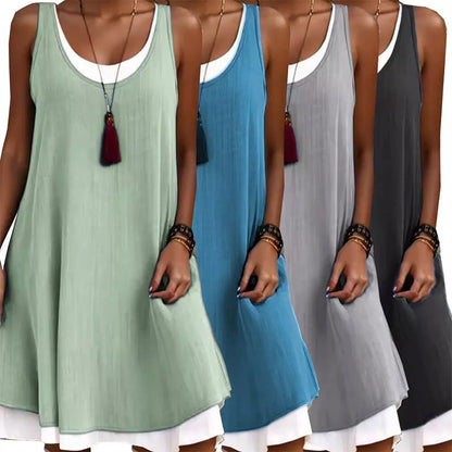 ✨Neu! Sommerliches Layering-Kleid ohne Träger - 🔥Jetzt 50% sparen!