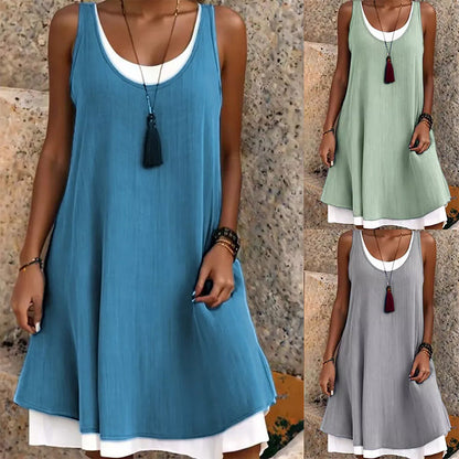 ✨Neu! Sommerliches Layering-Kleid ohne Träger - 🔥Jetzt 50% sparen!