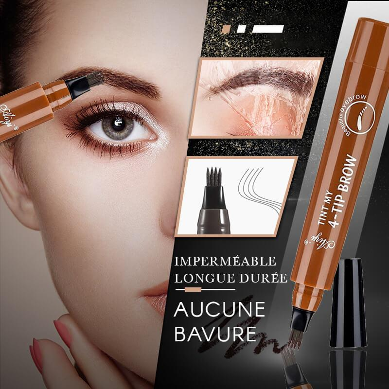 💞Kaufen Sie eins, bekommen Sie eins gratis!!! 4-Punkte-Augenbrauenstift