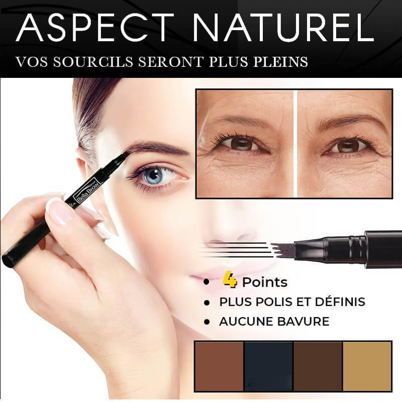 💞Kaufen Sie eins, bekommen Sie eins gratis!!! 4-Punkte-Augenbrauenstift