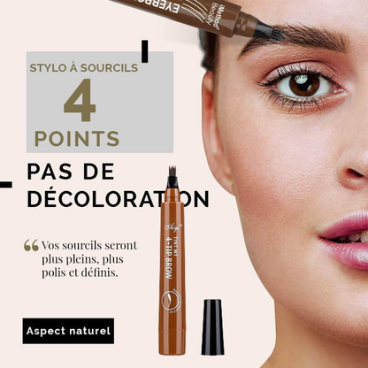 💞Kaufen Sie eins, bekommen Sie eins gratis!!! 4-Punkte-Augenbrauenstift