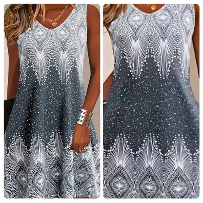 💯Limited Time 50% Off - Ethnic Style Fashion Casual Sleeveless Dresses