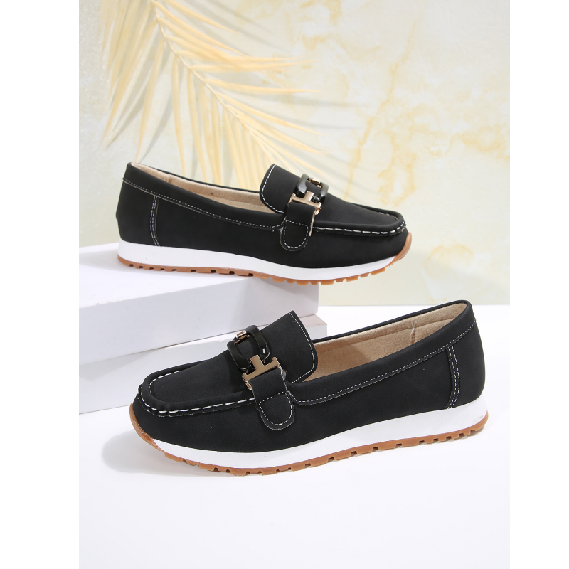 🥰50% Rabatt für begrenzte Zeit - Lässige Loafer in Wildlederoptik und mit klobiger Sohle
