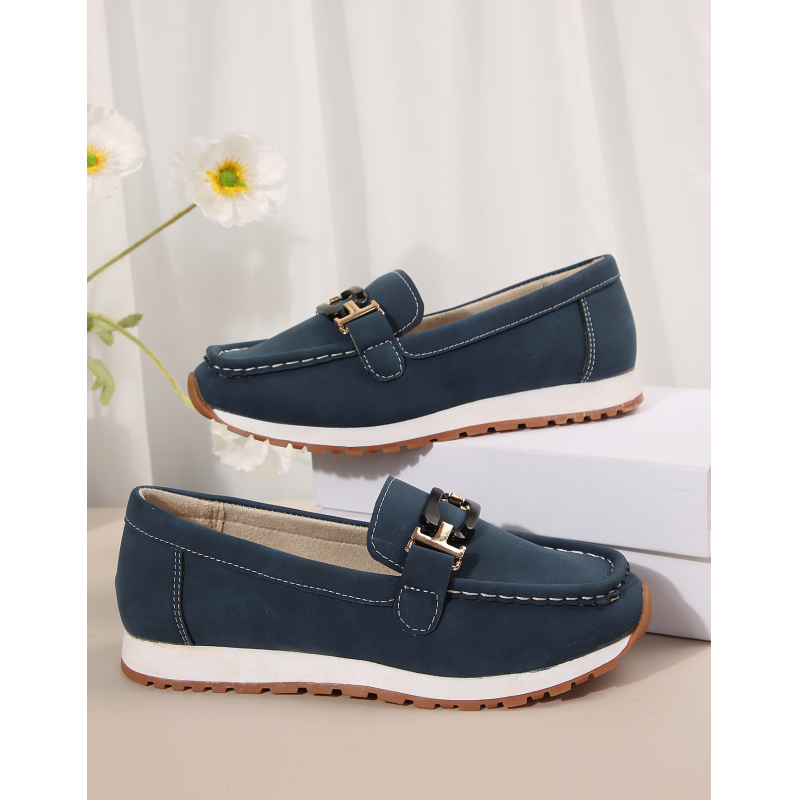 🥰50% Rabatt für begrenzte Zeit - Lässige Loafer in Wildlederoptik und mit klobiger Sohle