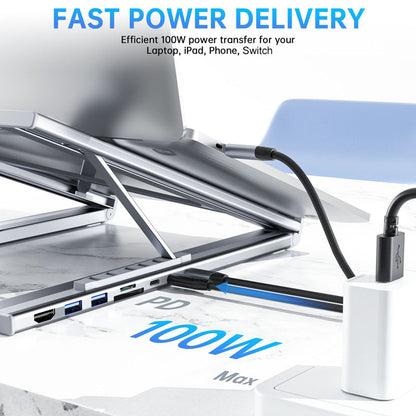 USB-C-Dockingstation-Laptopständer mit 4K HDMI Nein