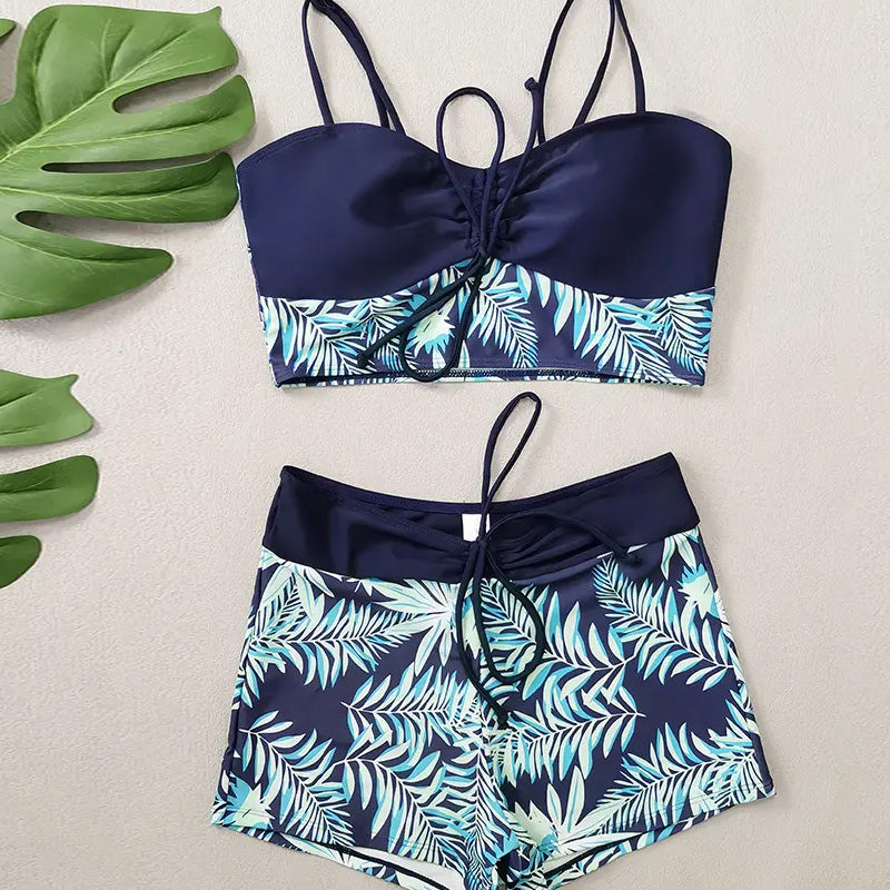 🌊Limited Time 50% Off - Bedruckter zweiteiliger Badeanzug für Damen