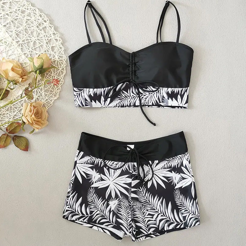 🌊Limited Time 50% Off - Bedruckter zweiteiliger Badeanzug für Damen