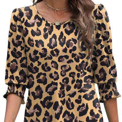 🌞Letzter Tag: 50% auf das 2. Kleidungsstück⏳ ✨ Damen-Bluse mit 3/4-Ärmeln – Elegant, bequem & vielseitig für jeden Anlass! 🌸👚