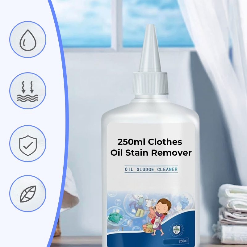 250ml Kraftvoller Fleckenentferner für Ölflecken auf Kleidung ✨🛒