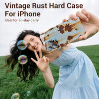 💞Limited Time 50% Off - Vintage Rust iPhone Hard Case