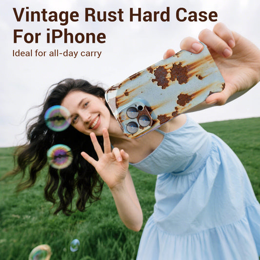 💞Limited Time 50% Off - Vintage Rust iPhone Hard Case
