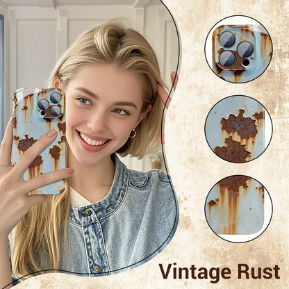 💞Limited Time 50% Off - Vintage Rust iPhone Hard Case