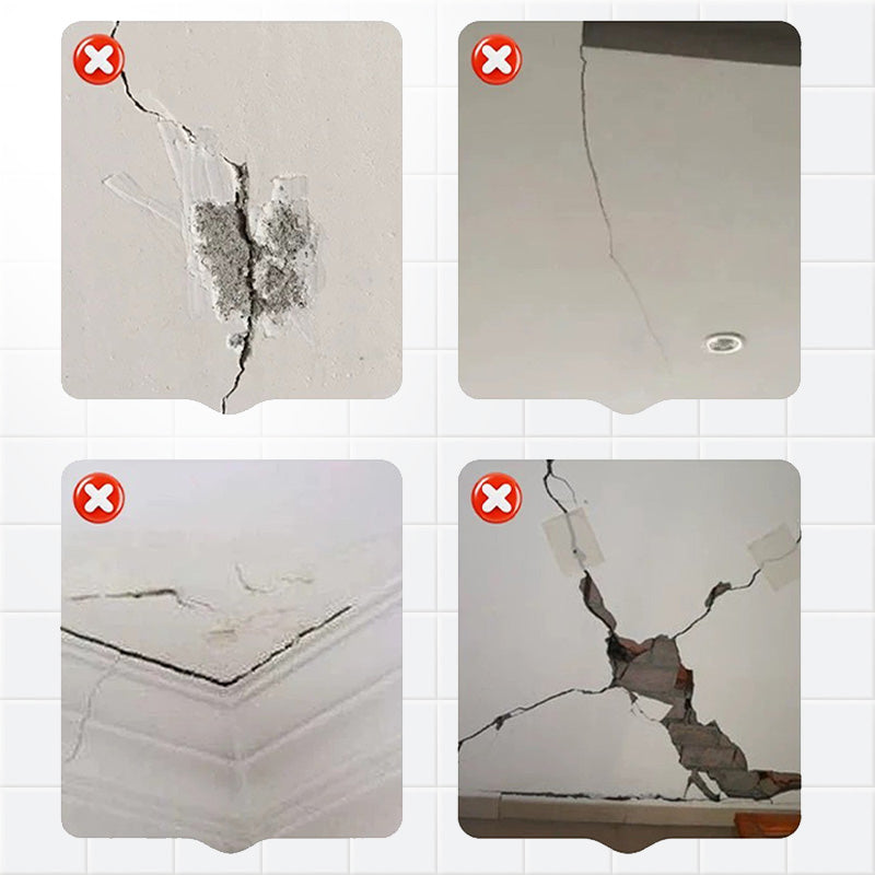 Elastische en scheurvaste reparatiepasta voor muren