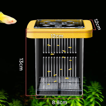 🐟💧 Nur für kurze Zeit zum halben Preis! 4-lagiger, abnehmbarer Acryl-Fischbrutkasten 🛡️ — Mit Schutzfunktion für sichere Aufzucht Ihrer Jungfische 🐠✨