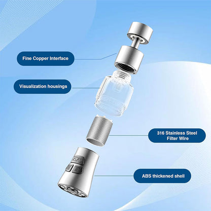 🚿 360° Schwenkbarer Wasserhahn-Aufsatz für die Küche -50 % Rabatt – Flexibles Design für müheloses Spülen 💧✨