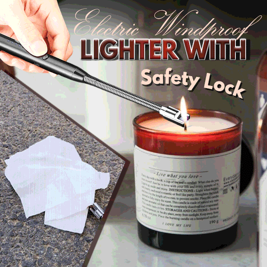 🔥50% off for a limited time - Electric windproof lighter with safety lock