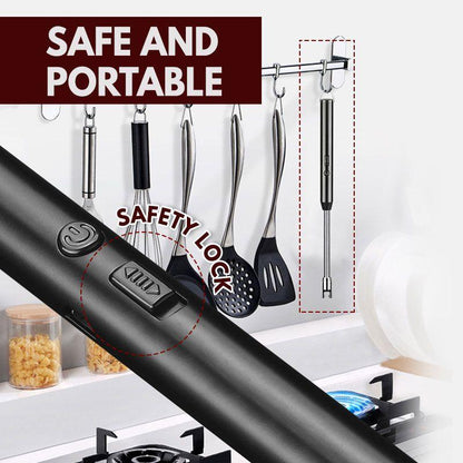 🔥50% off for a limited time - Electric windproof lighter with safety lock