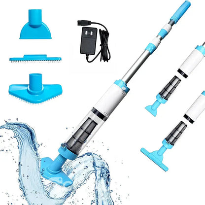 ✨ 3-in-1 wiederaufladbar. Leichtes Gewicht. Sauber - der Pool glänzt wie neu!