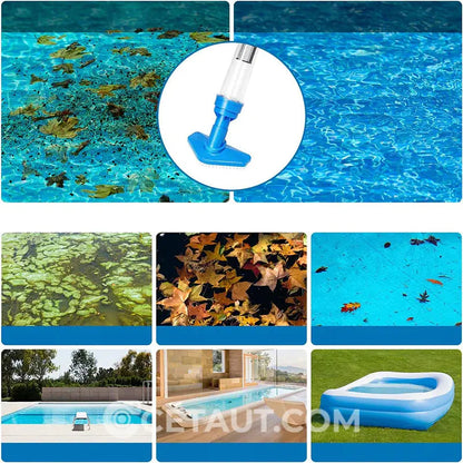 ✨ 3-in-1 wiederaufladbar. Leichtes Gewicht. Sauber - der Pool glänzt wie neu!