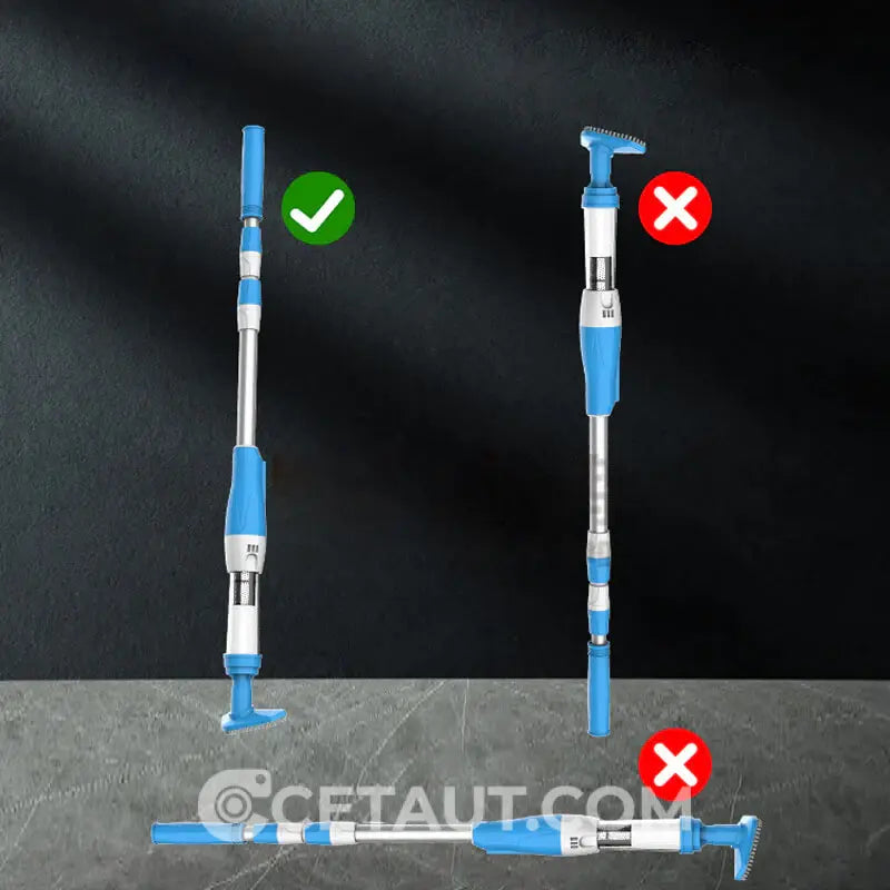 ✨ 3-in-1 wiederaufladbar. Leichtes Gewicht. Sauber - der Pool glänzt wie neu!
