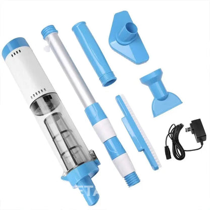 ✨ 3-in-1 wiederaufladbar. Leichtes Gewicht. Sauber - der Pool glänzt wie neu!