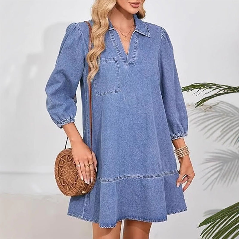 Lässiges Jeanskleid für Damen