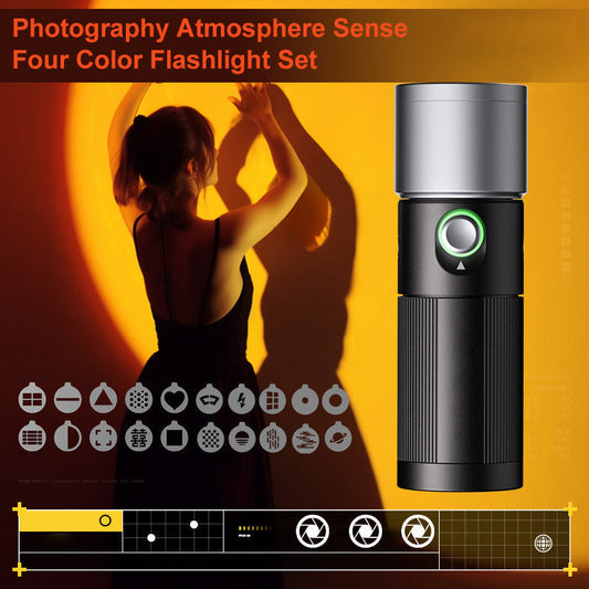 💕Begrenzte Zeit 50% Rabatt - Fotografie Ambient Sense 4 Farben Taschenlampe Set